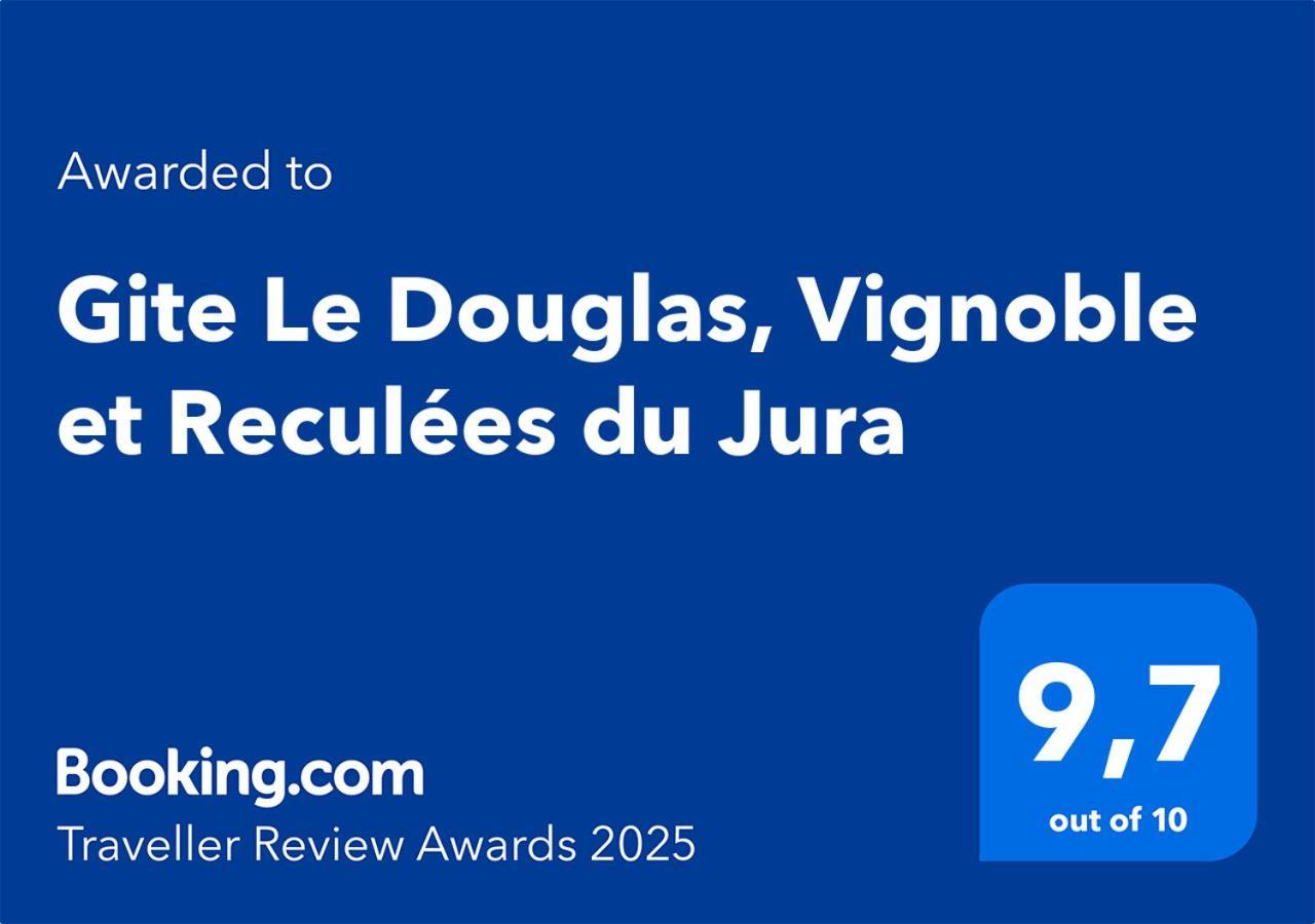 Gite Le Douglas, Vignoble Et Reculees Du Jura - Avec Sauna Lavigny Eksteriør billede
